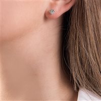 Boucles d'oreilles Mirco Visconti Femme Orecchini punti luce in Or blanc Diamante 0.23 Ct AB647/7 - AB647/7